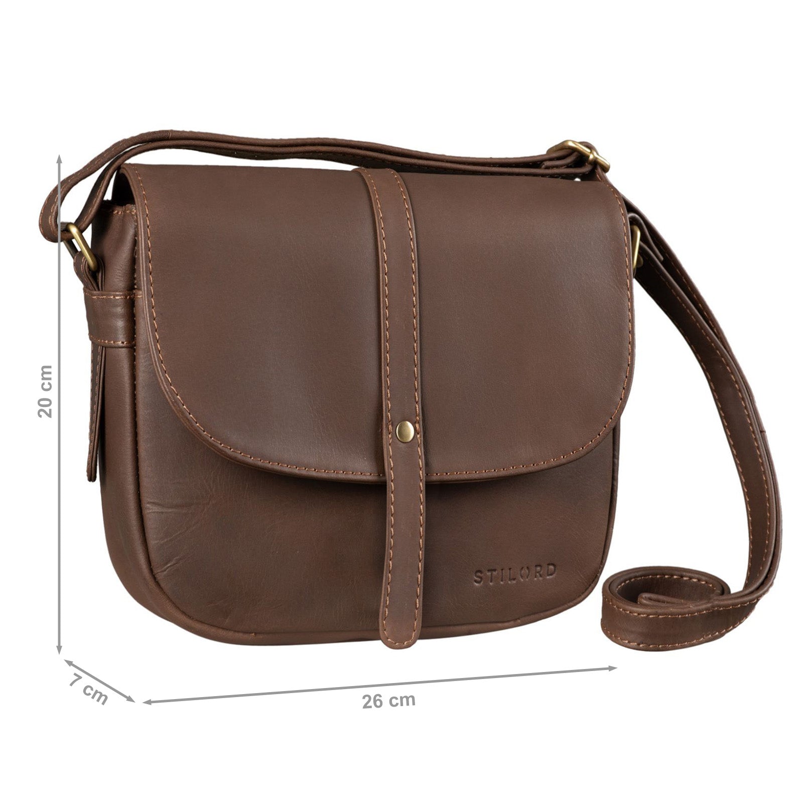 Braune Ledertasche Klein