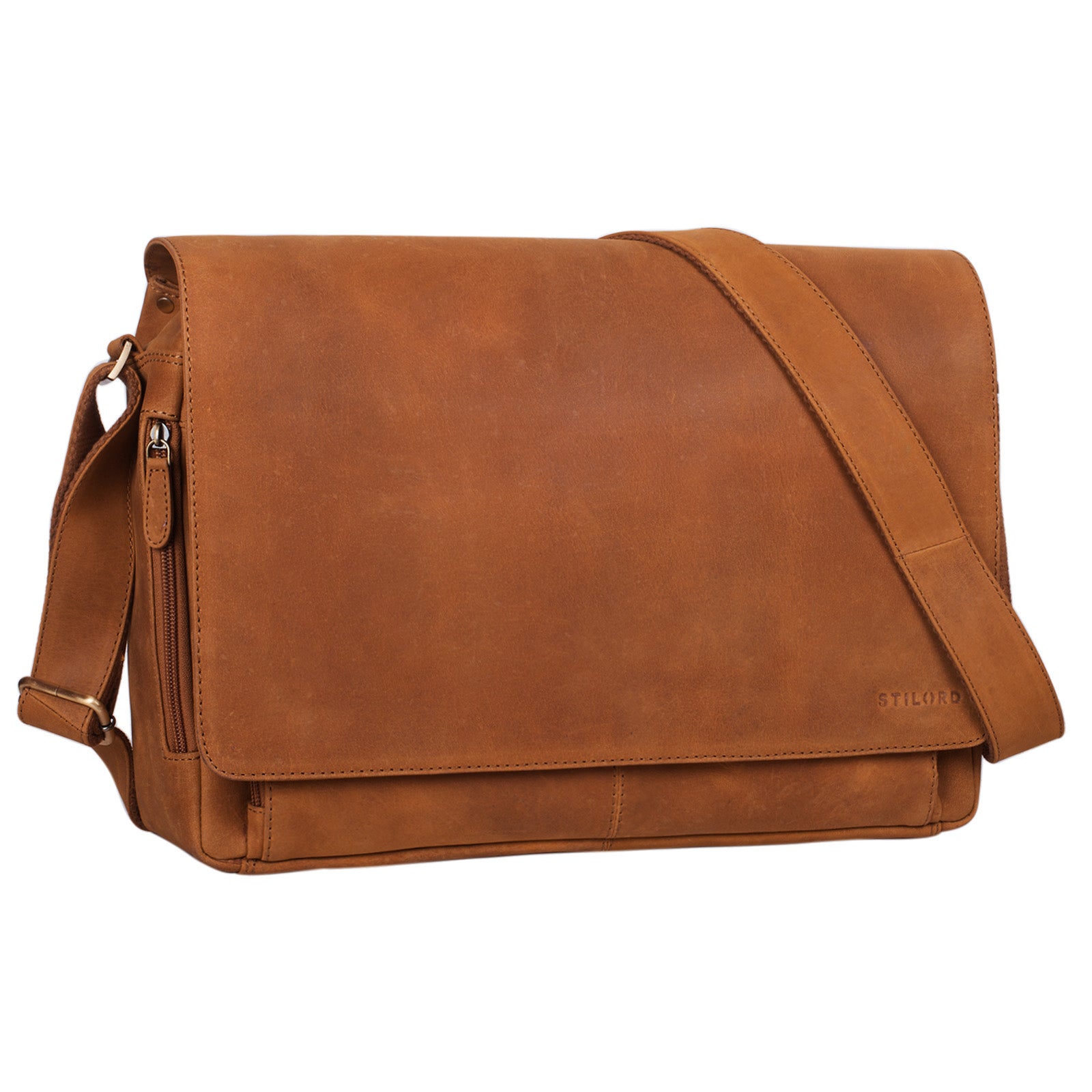 Umhängetasche Herren Damen Leder Vintage