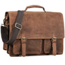 "Clifford" Serviette en Cuir Vintage pour Homme