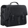 "Anton" Sacoche ordinateur 15.6 pouces Sac Serviette en Cuir Véritable XL