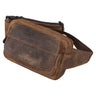 "Boston" Vintage Sacoche Banane en Cuir