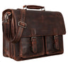"Clarence" Serviette Cuir A4 Vintage