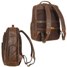Officerucksack Herren braun
