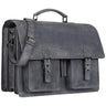 "Anton" Sacoche ordinateur 15.6 pouces Sac Serviette en Cuir Véritable XL