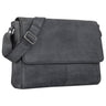"Oskar" Sac Bandoulière en cuir homme femme Cuir Véritable