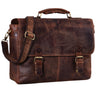 Second choix "Dorian" Serviette Cuir Homme Vintage