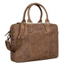 'Zacharias' Vintage Porte-documents en Cuir