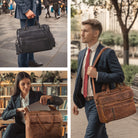 Herren Umhängetasche schwarz leder damen