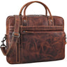 "Jared" Sac Ordinateur 16 Pouces Cuir Homme