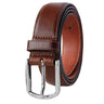 "Kyle" Ceinture Homme Cuir Marron