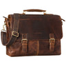 Second choix "Dorian" Serviette Cuir Homme Vintage