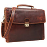 Second choix "Noel" Porte-documents cuir homme vintage