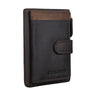 "Garrett" Porte-Carte avec Porte Clé en Cuir