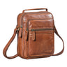"Lazzaro" Sac Bandoulière Homme Cuir Petit pour Tablette 10,9"