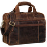 "Experience" XL Mallette En Cuir Homme 15,6'' Sac Ordinateur