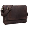 Second Choix "Davis" Cartable Cuir Marron Sac