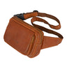Second Choix "Boston" Vintage Sacoche Banane en Cuir