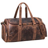 "Myles" Sac de Voyage en Cuir Homme Vintage Sac Week-end Bandoulière
