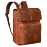 "Sangro" Sac a Dos Homme Cuir avec Double Compartiment pour Ordi Portable 15,6-16"