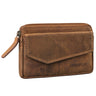 "Cruz" Pochette Porte Clef Cuir RFID