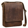 "Ottavio" Sac Bandoulière pour Homme Cuir Besace Vertical pour Ordinateur 13,3 Pouces