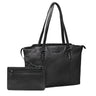 "Livia" Sac à Main en Cuir pour Femme Grand Ensemble 2 Pièces avec Portefeuille