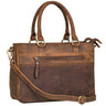 "Frauke" Sac a main en cuir organisé Femme