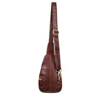 Leder Sling Bag Umhängetasche Vintage
