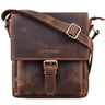 "Nevio" Besace cuir homme vintage