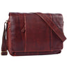 "Erik" Vintage Sac à l'Épaule en Cuir PC Portable 15,6 Pouces Sacoche