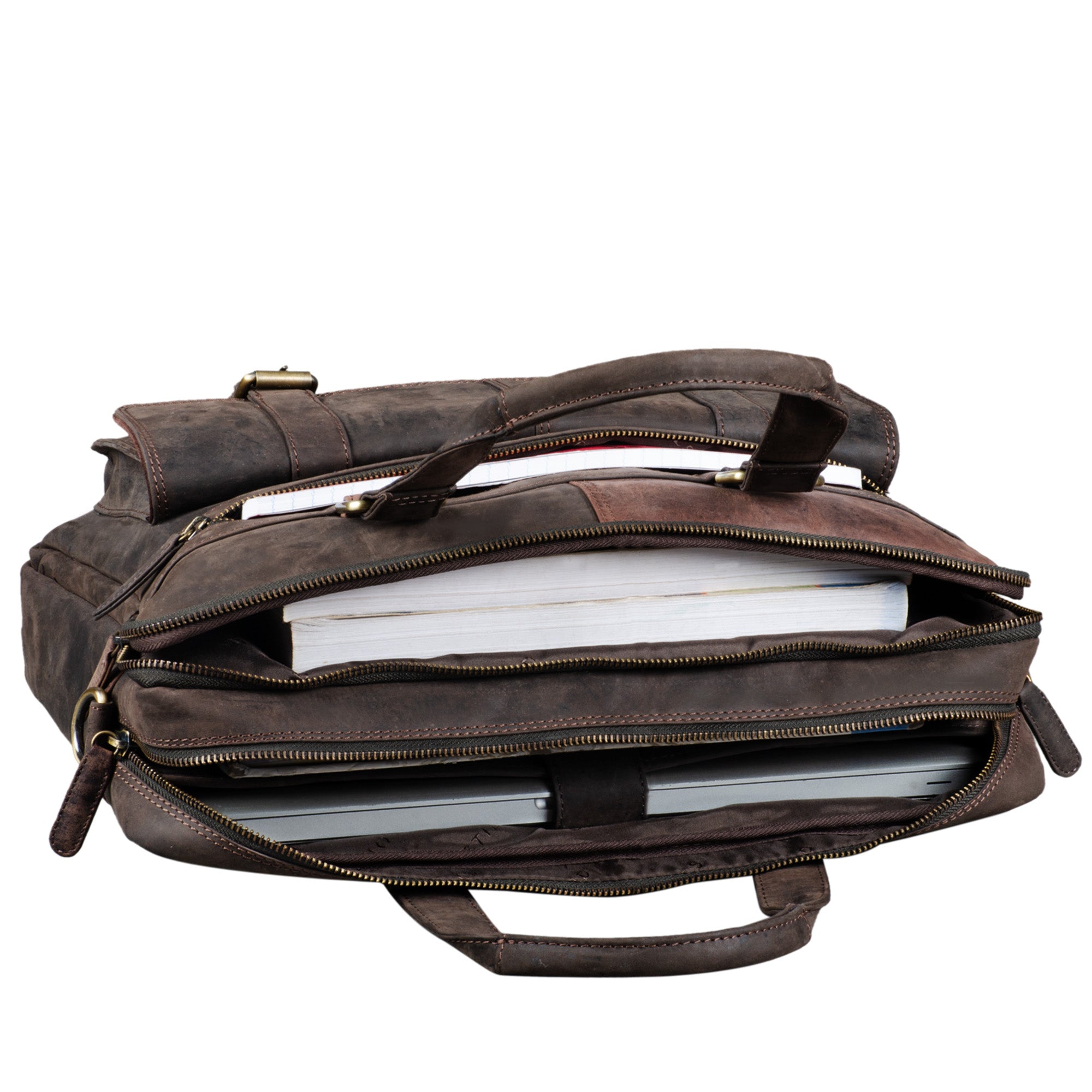 Aktentasche Leder braun