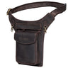 "Frankie" Sac Banane Cuir Vintage