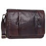 "Erik" Vintage Sac à l'Épaule en Cuir PC Portable 15,6 Pouces Sacoche