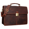 "Edward" Sac d'affaires en Cuir pour Hommes Sac Ordinateur 15,6 Pouces