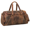 "Myles" Sac de Voyage en Cuir Homme Vintage Sac Week-end Bandoulière