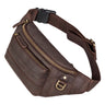 "Adelmo" Sac Banane Homme Cuir Vintage
