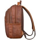 businessrucksack damen leder  braun 