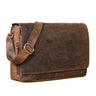 "Reinhold" Sacoche Homme Cuir Vintage pour 15,6-16 Pouces
