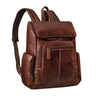 "Giacomo" Sac à dos business en cuir pour ordinateur portable 13 - 14 pouces