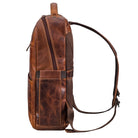 Leder Businessrucksack Herren braun