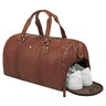 "Ventura" Sac de Voyage Cuir Homme Grand 40L avec Compartiment Chaussures