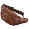 "Esteban" Sac Banane Cuir Véritable Homme Femme
