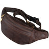 "Esteban" Sac Banane Cuir Véritable Homme Femme