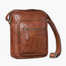 "Joao" Petite Sacoche Homme Bandouliere Cuir Vintage pour Tablette 10 Pouces