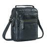 "Lazzaro" Sac Bandoulière Homme Cuir Petit pour Tablette 10,9"