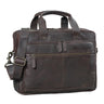 "Ronan" Serviette Cuir Homme Grande Sacoche Ordinateur 16 Pouces avec Bandoulière Amovible