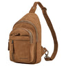 "Montego" 2-En-1 Grand Sac Poitrine en Cuir Véritable pour Homme