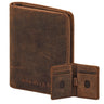 "Levent" Porte Carte Homme Cuir Véritable avec Protection RFID