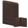 "Levent" Porte Carte Homme Cuir Véritable avec Protection RFID