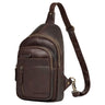 "Montego" 2-En-1 Grand Sac Poitrine en Cuir Véritable pour Homme
